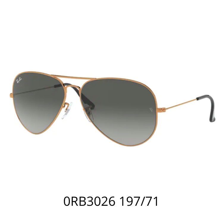 AVIATOR LARGE METAL II SHINY BRONZE RB3026 197/71太陽眼鏡