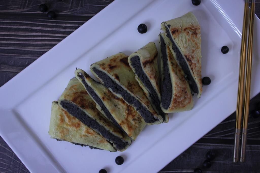 黑豆沙鍋餅,黑豆,沙鍋餅,食譜,吉士粉,自家製,diy,做法,豆沙,甜品,煎餅,pancake 食譜,鬆餅食譜