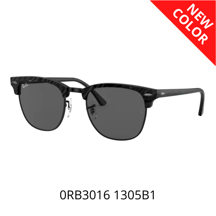 CLUBMASTER TOP WRINKLED BLACK ON BLACK RB3016 1305B1太陽眼鏡