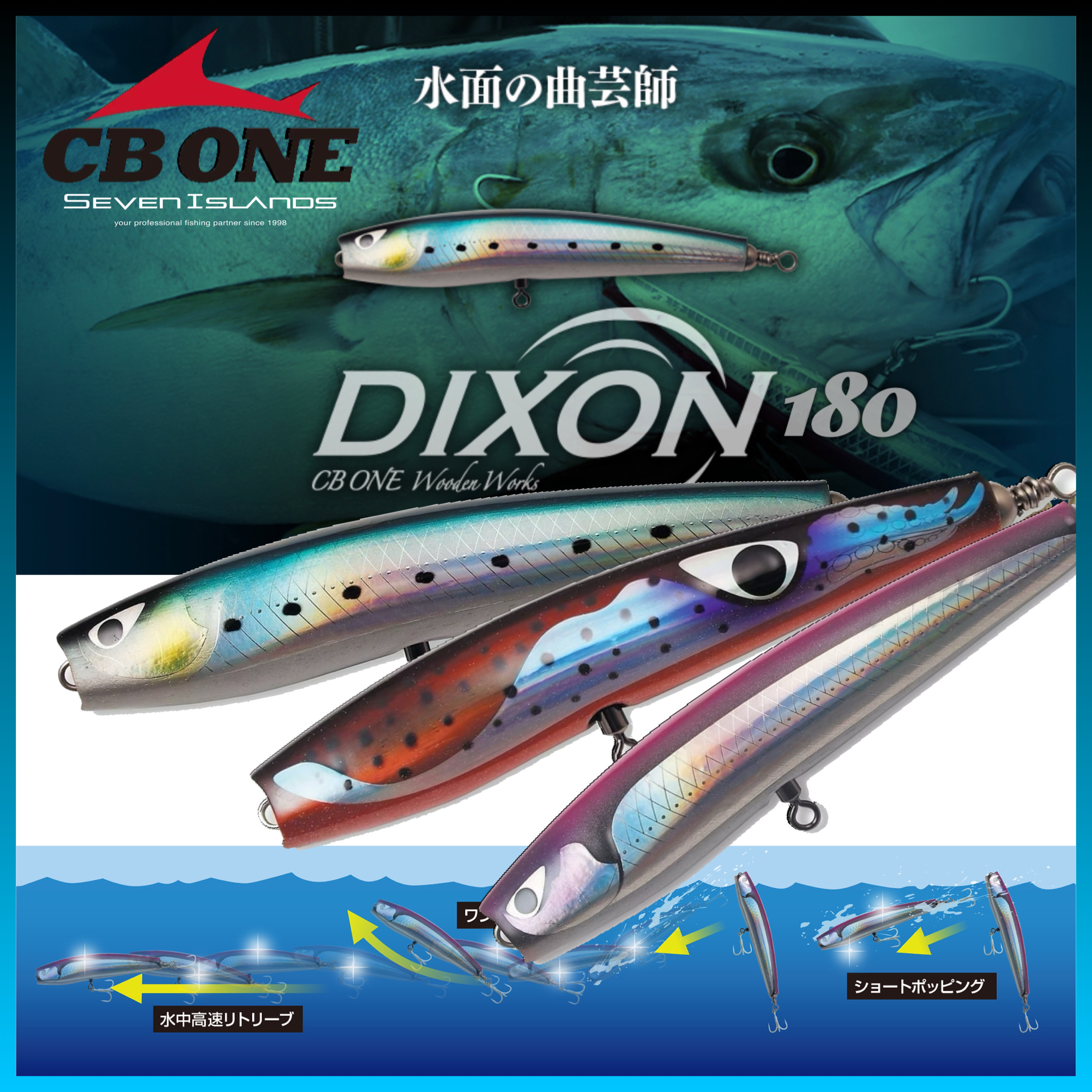 CB ONE DIXON 180 CASTING LURE