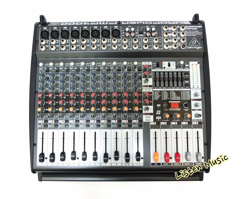 BEHRINGER EUROPOWER PMP4000 16軌 單邊600瓦 主動式混音器