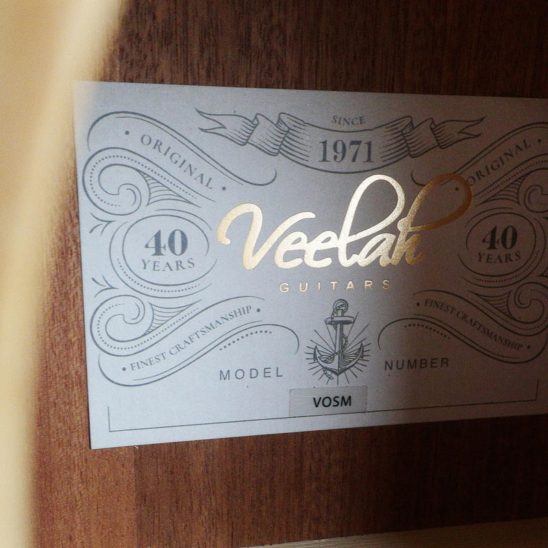 Veelah Veelah VOSM 桃花心木 雲杉 合板 OM桶 40吋 木吉他【附原廠琴袋】 第 5 張圖片｜三峽吉他 / Bass