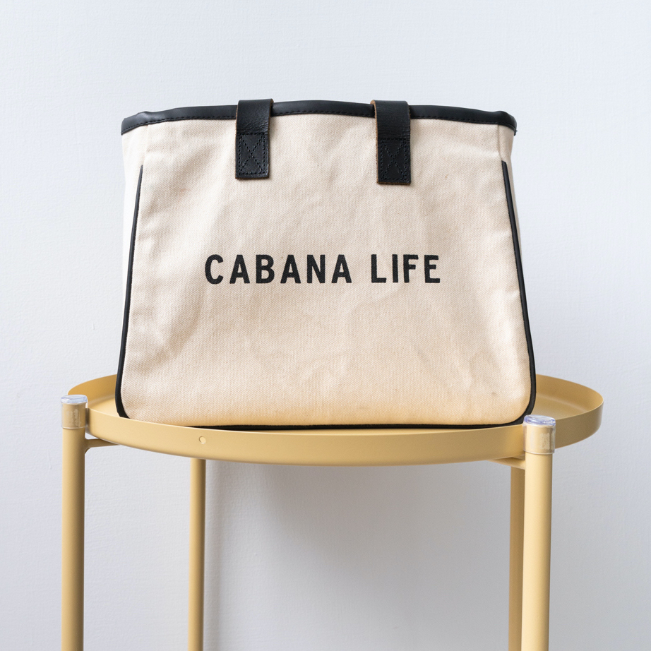 Santa Barbaratote 迷你帆布手提包 CABANA