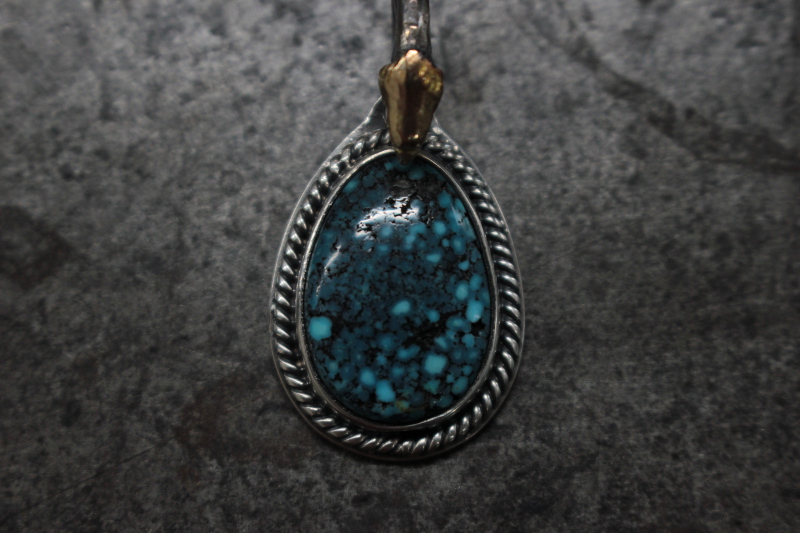 SE-795老蜘蛛網kingman/K18鷹頭松石吊墜