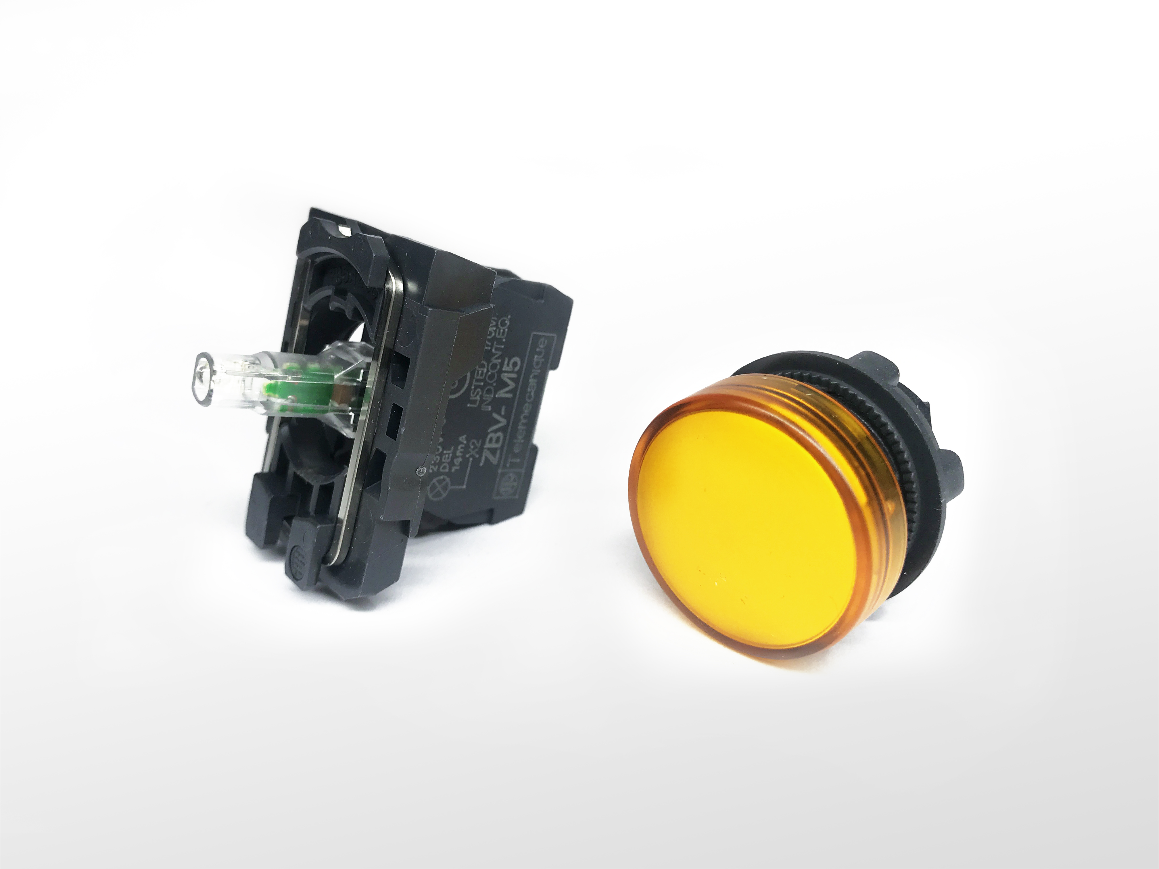 Schneider Electric 橘色AC230V/LED燈 XB5AVM5