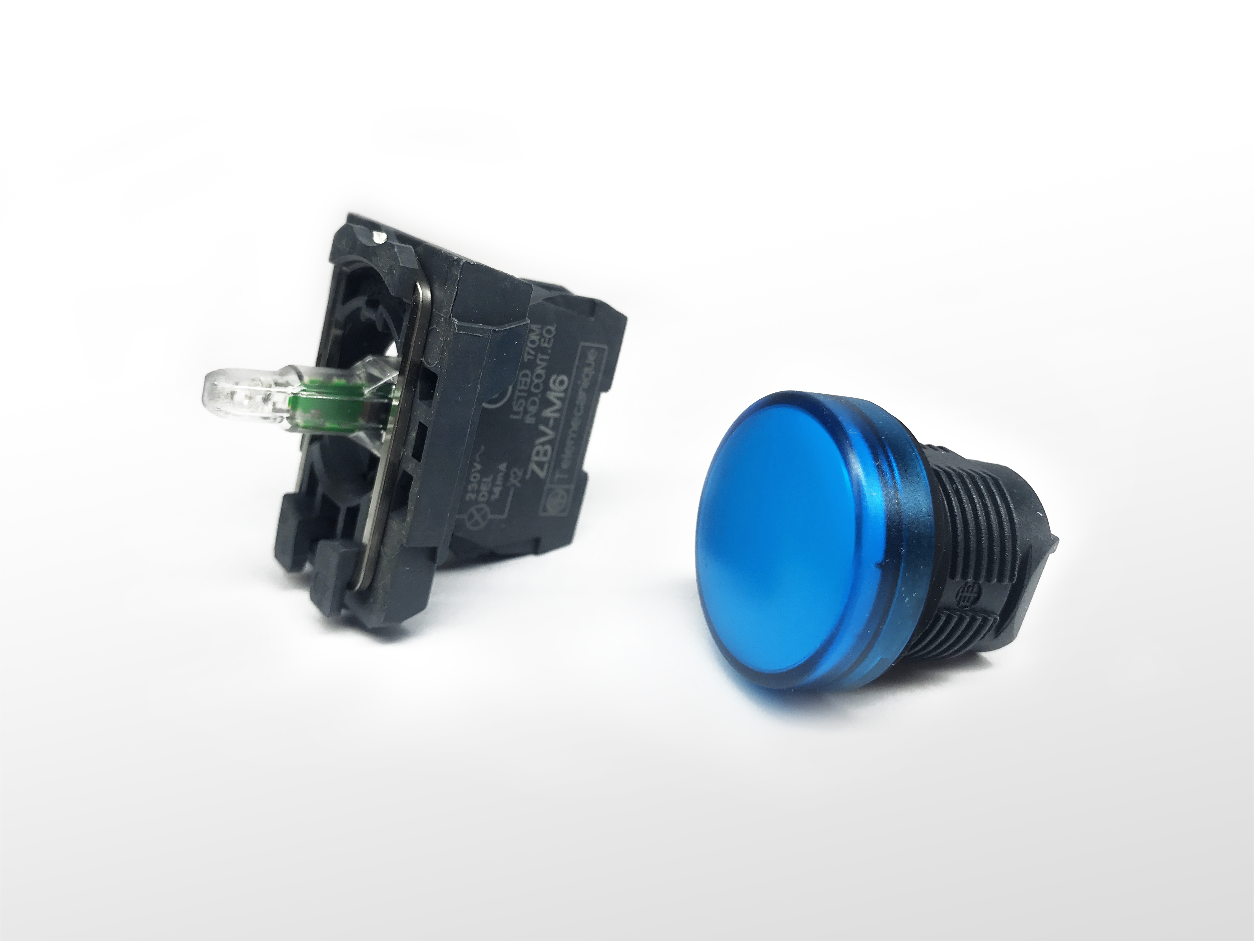 Schneider Electric 藍色AC230V/LED燈XB5AVM6