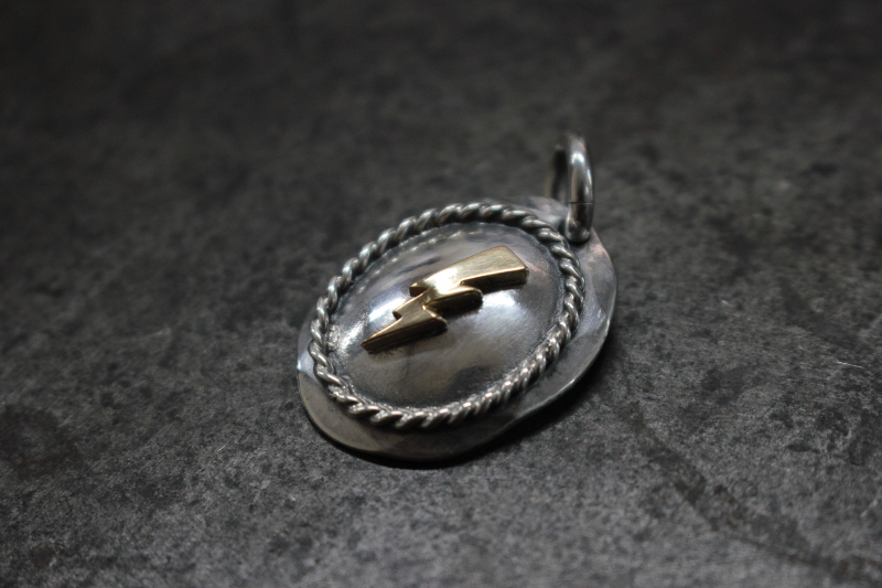 SE-796 銀縄金屬 w K18 雷霆吊墜