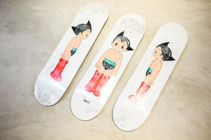 【車庫服飾】BAIT X Astro Boy Skateboard Deck 3 Piece 結構透視 原子小金剛 滑板