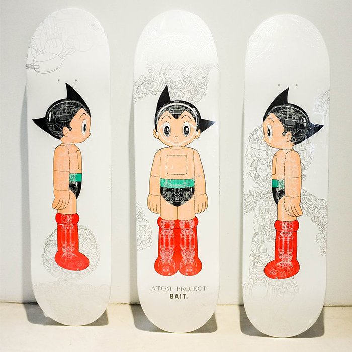 【車庫服飾】BAIT X Astro Boy Skateboard Deck 3 Piece 結構透視 原子小金剛 滑板