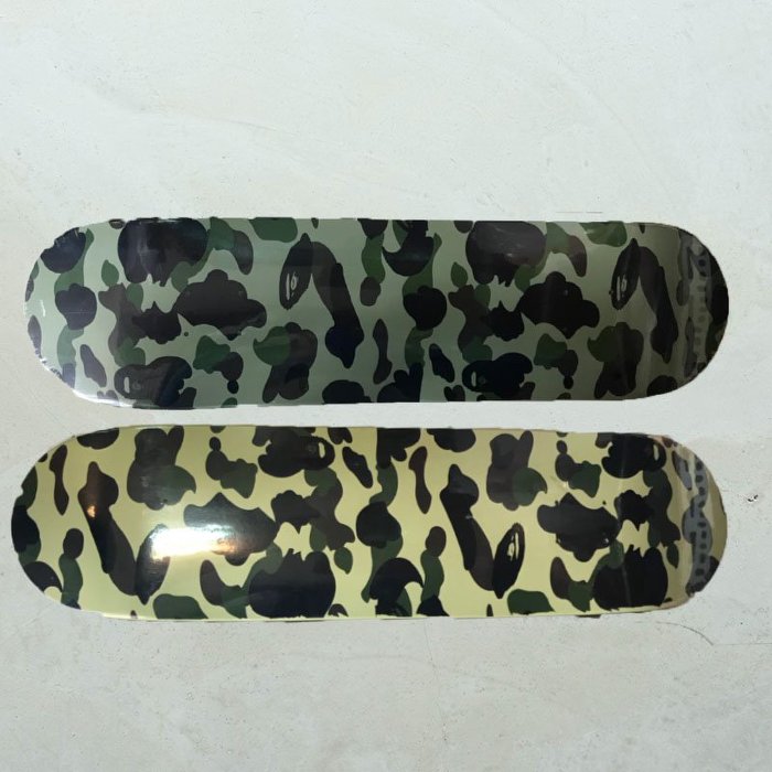 【車庫服飾】A BATHING APE BAPE SKATEBOARD DECKS 1ST CAMO一組 經典收藏滑板