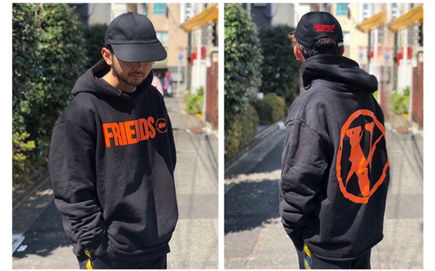 VLONE x FRIENDS Fragment 藤原浩閃電聯名帽Tee