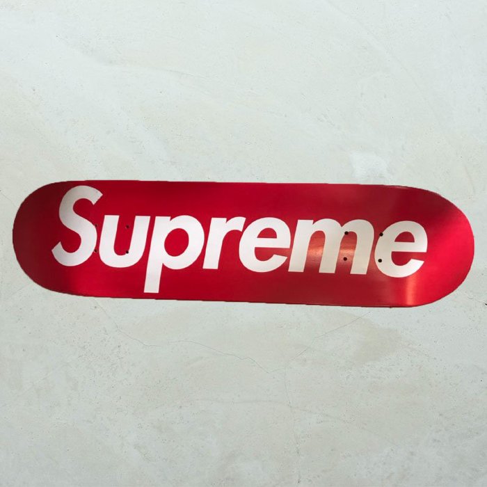 【車庫服飾】SUPREME STAINED LOGO DECKS SKATEBOARD 2008 經典收藏滑板