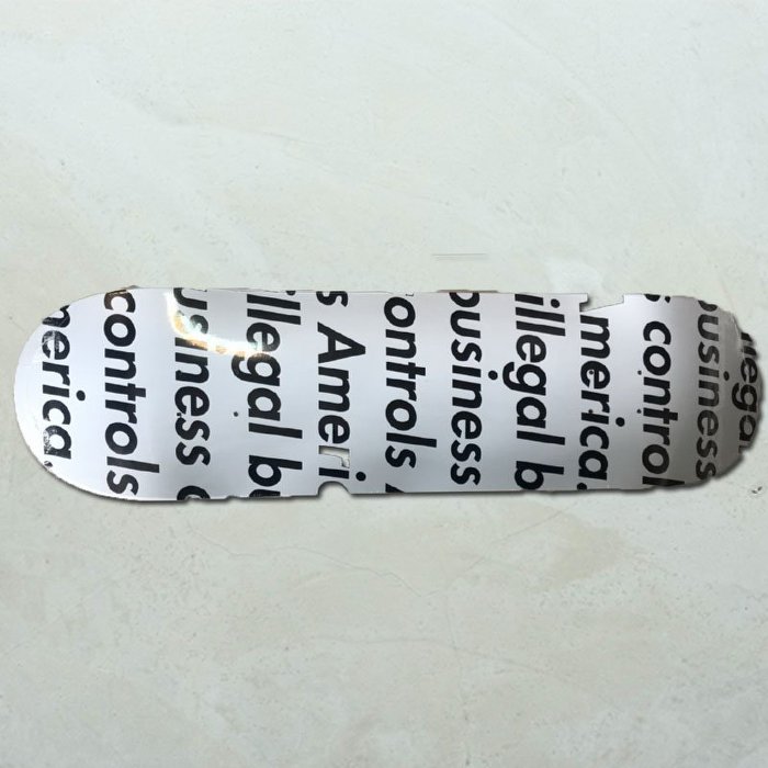 【車庫服飾】SUPREME LLLEGAL BUSINESS DECKS 2018 英文字 四色一組 經典收藏滑板