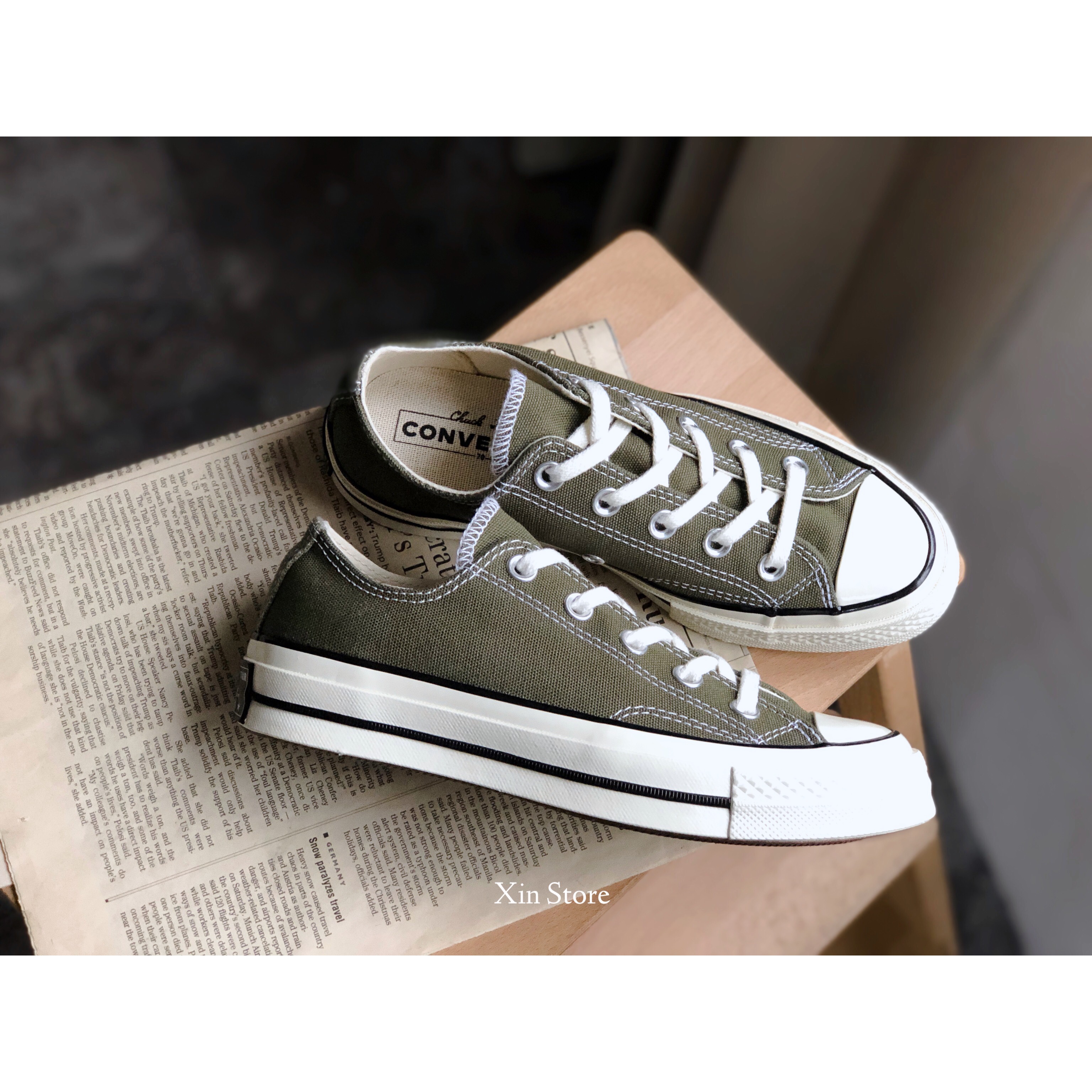 【現貨】Converse Chuck Taylor All Star 1970 Low 帆布鞋 低筒 墨綠