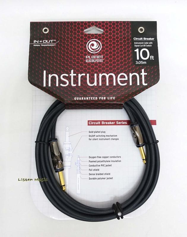 D'Addario Planet Waves PWAC-PW-AG-10 導線【快拆開關頭】