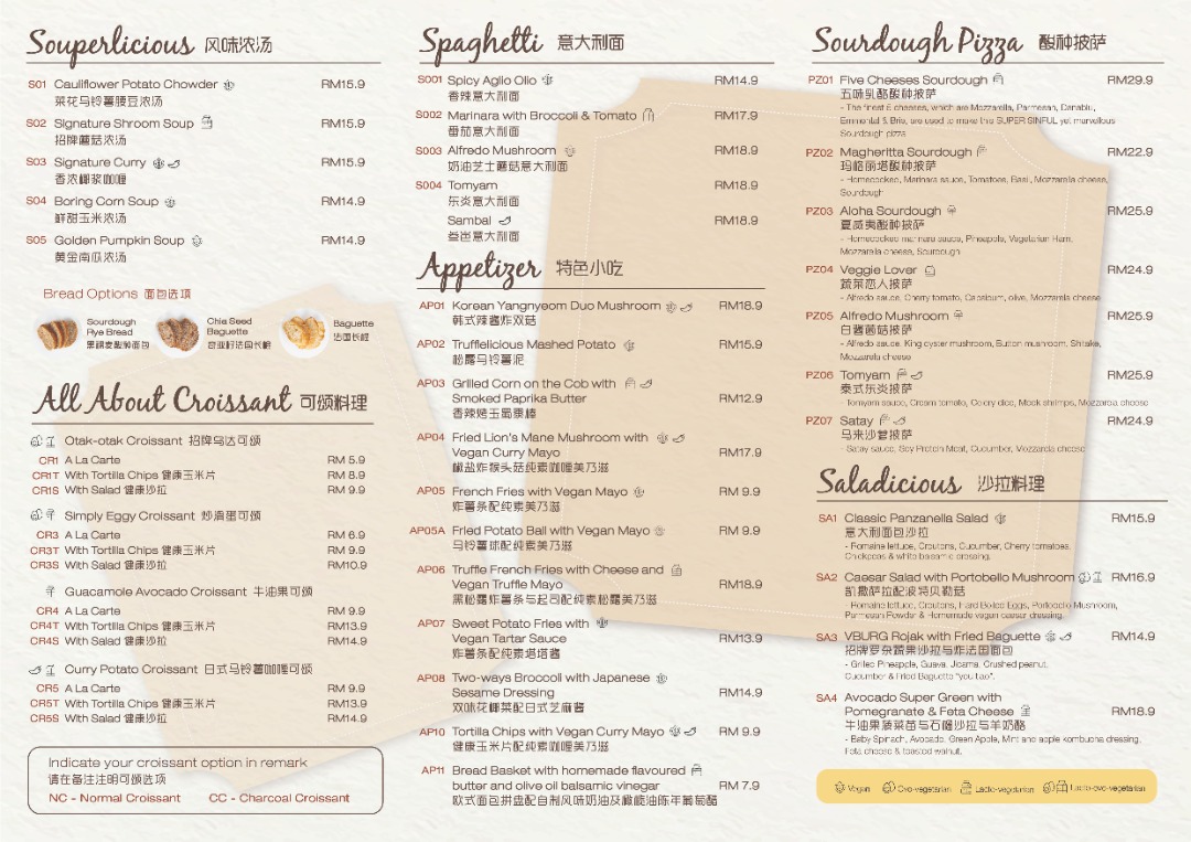 new food vburg cafe tuta menu