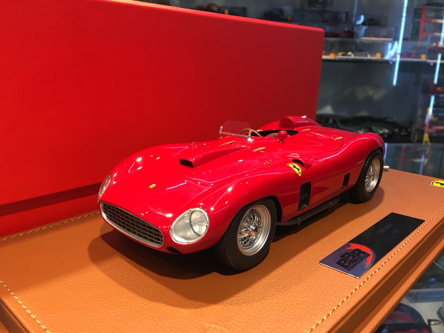 BBR BBRC1818ST Ferrari 290 MM 1956 Red 1/18 (Resin)
