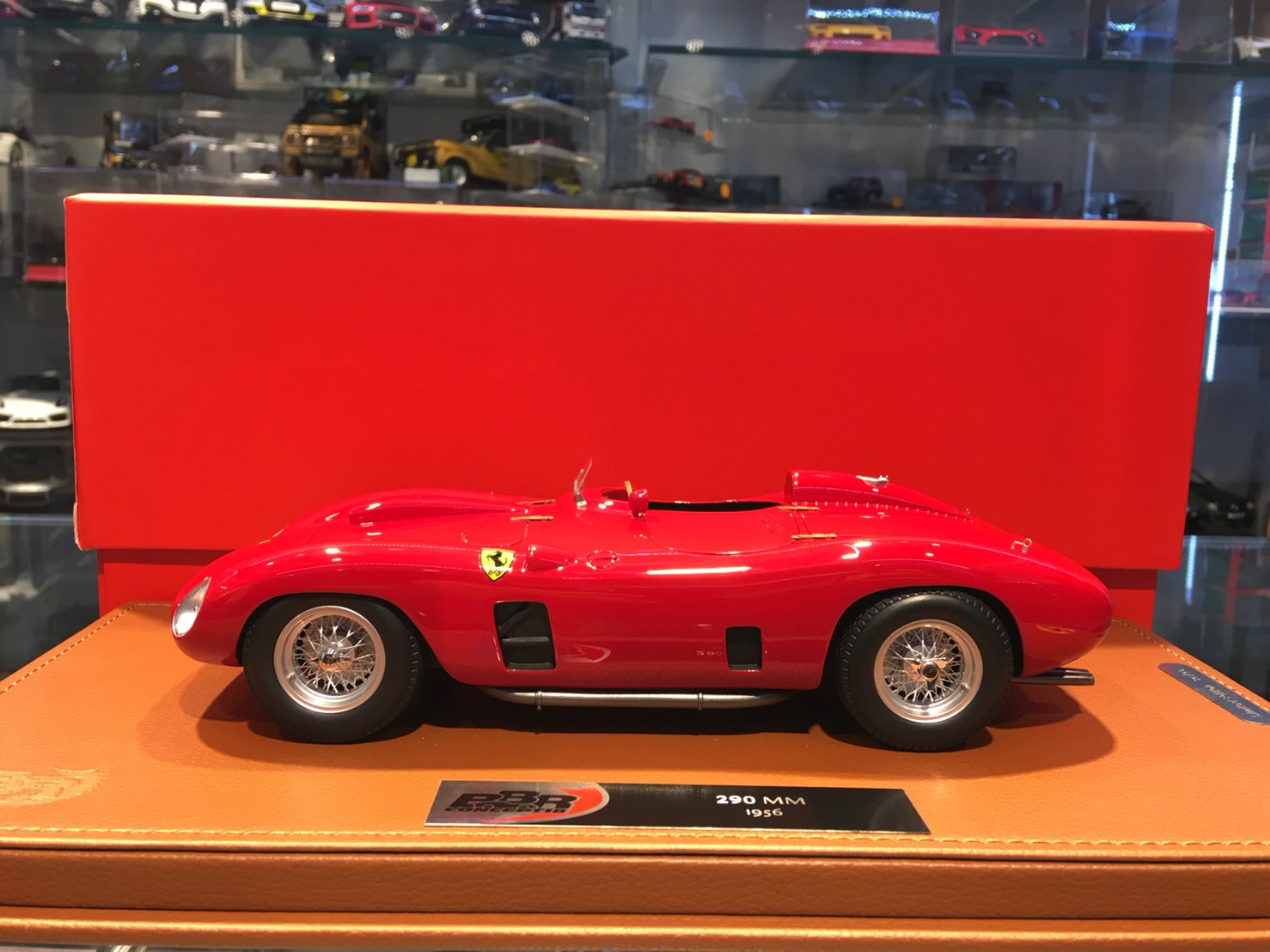 BBR BBRC1818ST Ferrari 290 MM 1956 Red 1/18 (Resin)