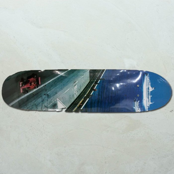 【車庫服飾】SUPREME GRAND PIX CRUISER DECK 2014 賽車 海邊 郵輪 經典收藏滑板
