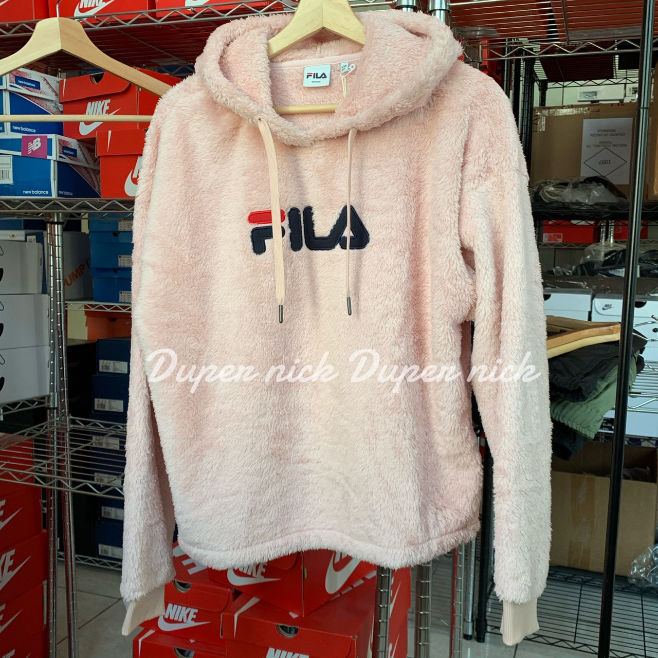 FILA 毛毛 連帽上衣
