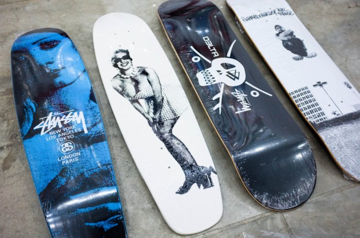 【車庫服飾】STUSSY SKATEBOARD DECK 絕版收藏品出售 絕版滑板 四塊一組
