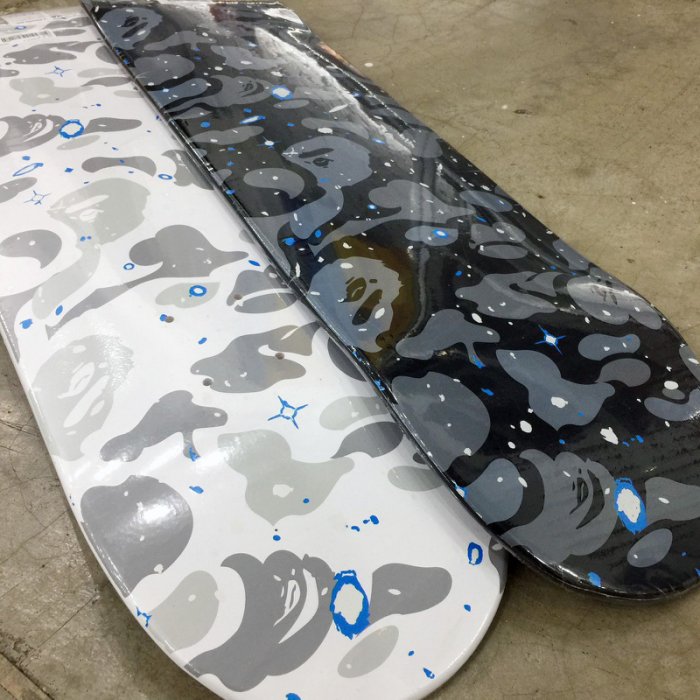 車庫服飾 -現貨 A BATHING APE BAPE Space CAMO SKATEBOARD 滑板