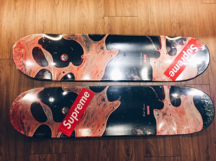 車庫服飾 -- Supreme Blood and Semen Skateboard Logo 滑板 單板