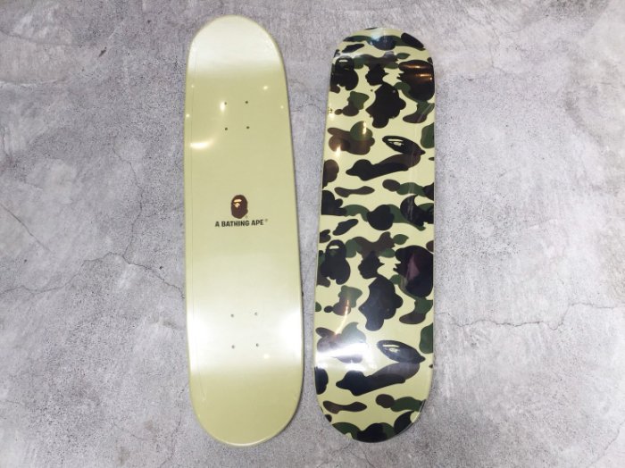 車庫服飾- -現貨 A BATHING APE BAPE SKATE BORD CAMO 迷彩 滑板