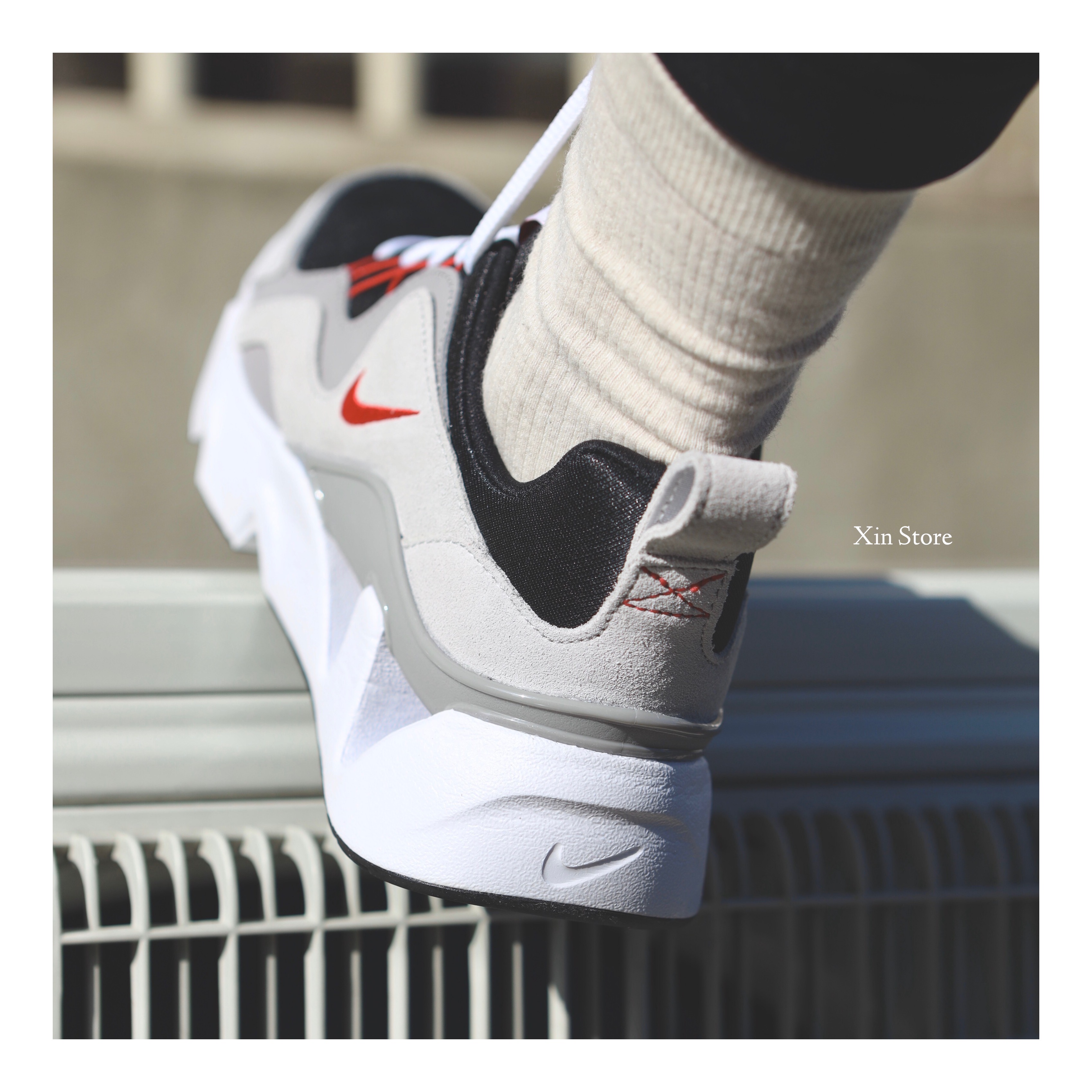 【現貨】Nike W RYZ 365 鏤空 鋸齒 增高 孫芸芸 著用款 黑灰