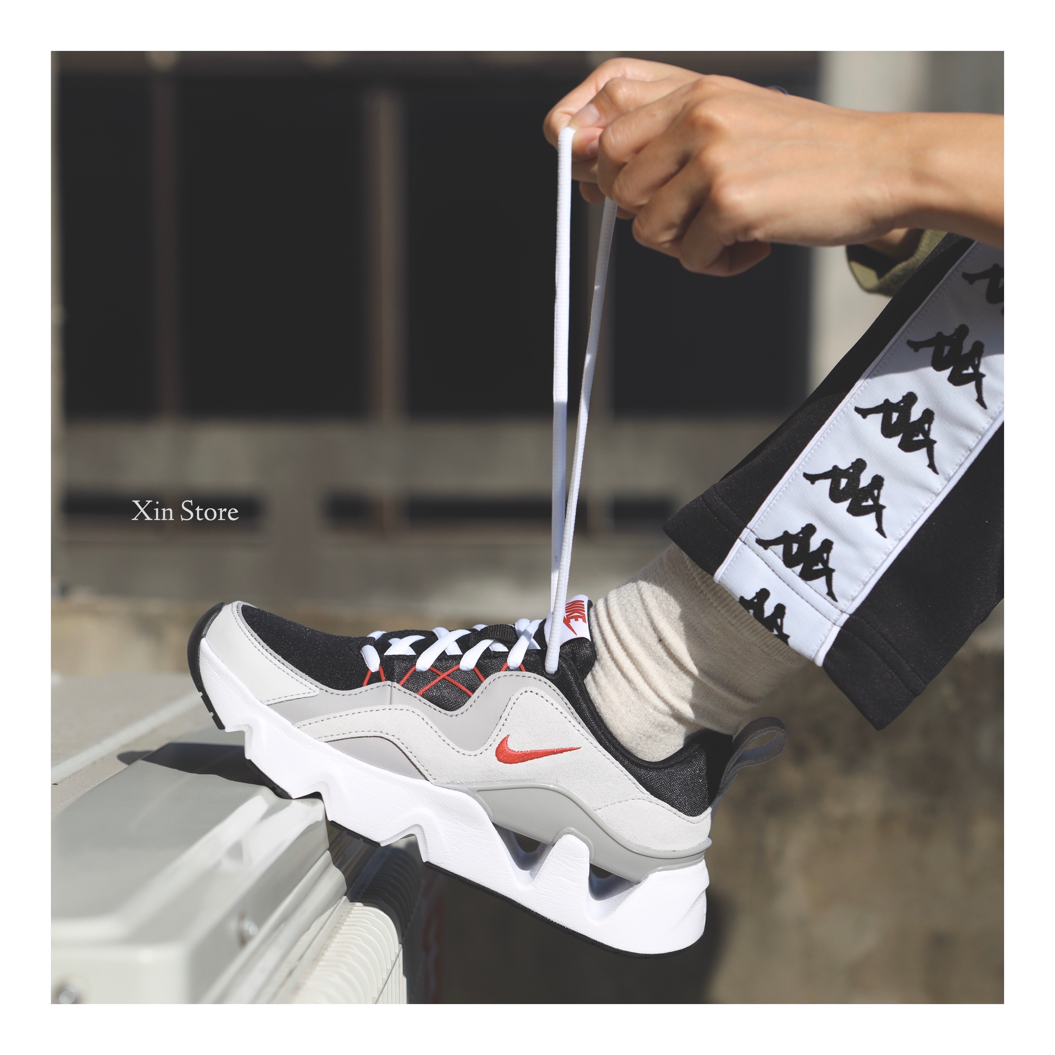 【現貨】Nike W RYZ 365 鏤空 鋸齒 增高 孫芸芸 著用款 黑灰