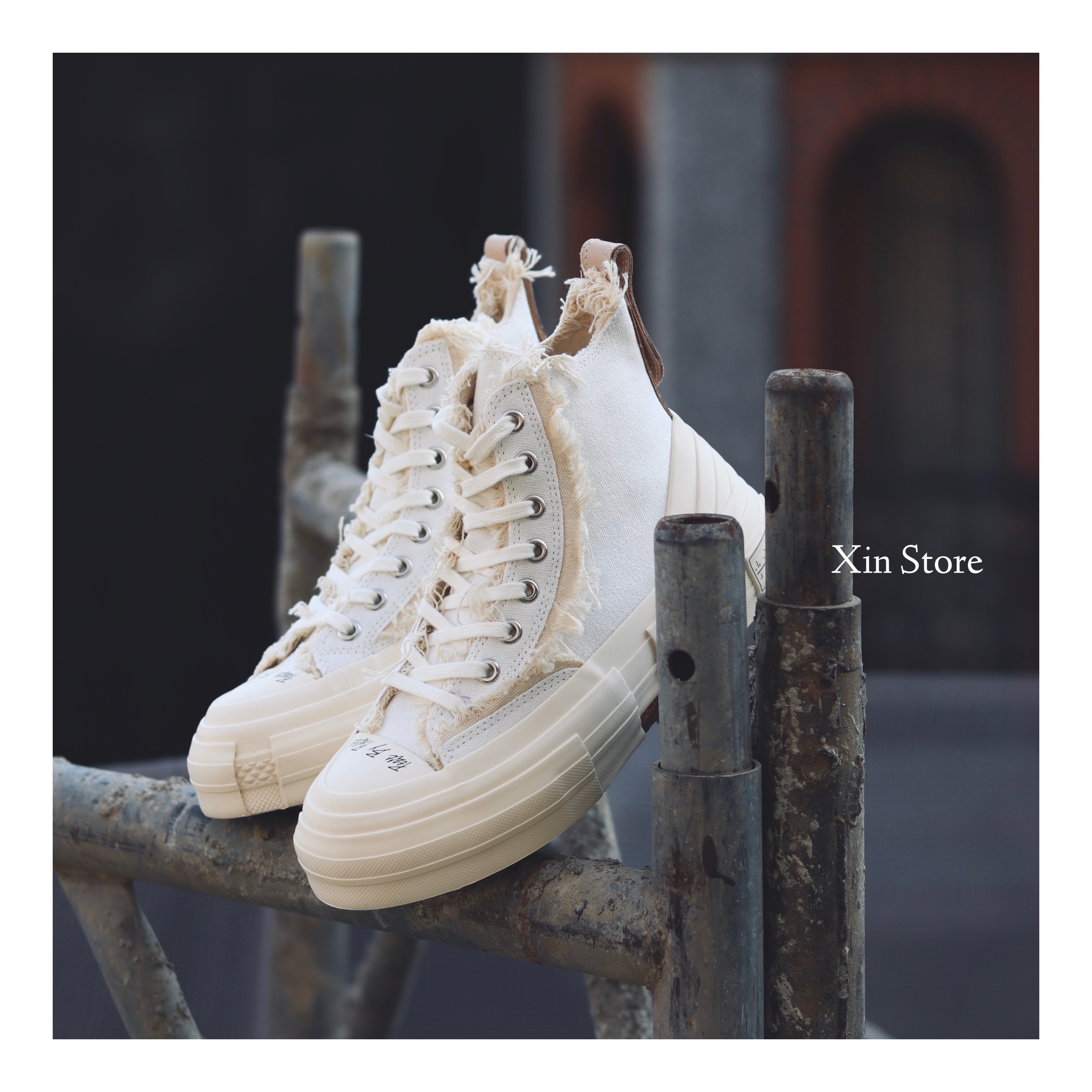 xVESSEL G.O.P Highs by Vanness Wu 吳建豪 解構 硫化 高筒 全白