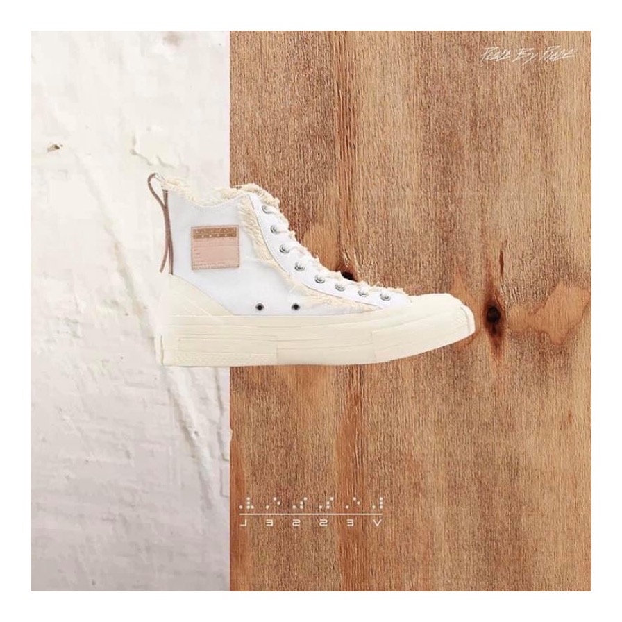 xVESSEL G.O.P Highs by Vanness Wu 吳建豪 解構 硫化 高筒 全白