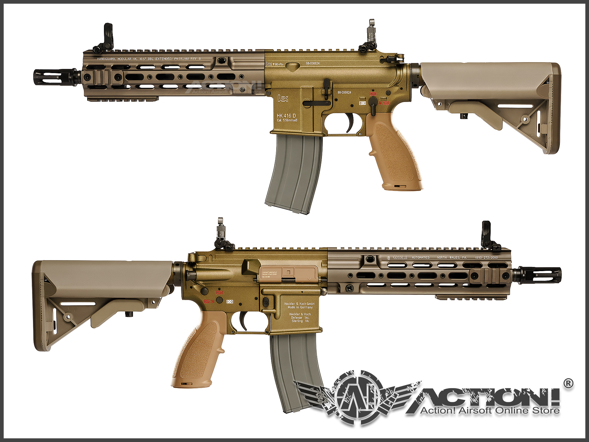 VFC Umarex HK HK416 DELTA CAG V3 ガスブローバック (HK Licensed