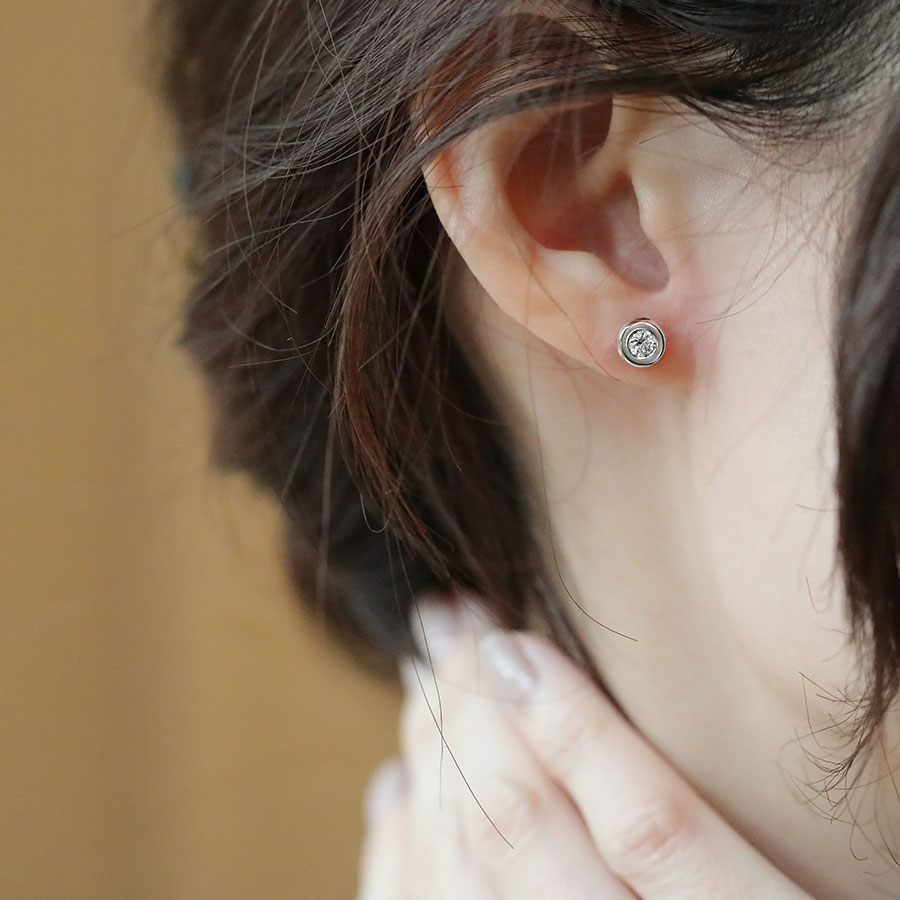 純粹－40分鑽石耳環