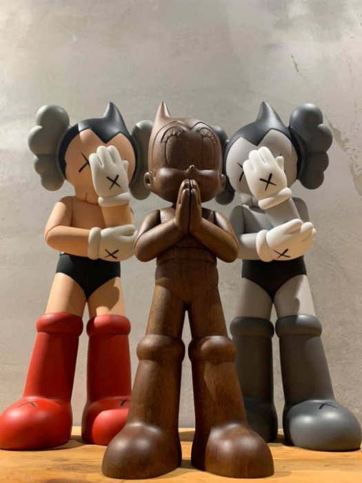 【車庫服飾】收藏品出售 ToyQube Greeting Tezuka Astro Boy 原木原子小金鋼 阿童木