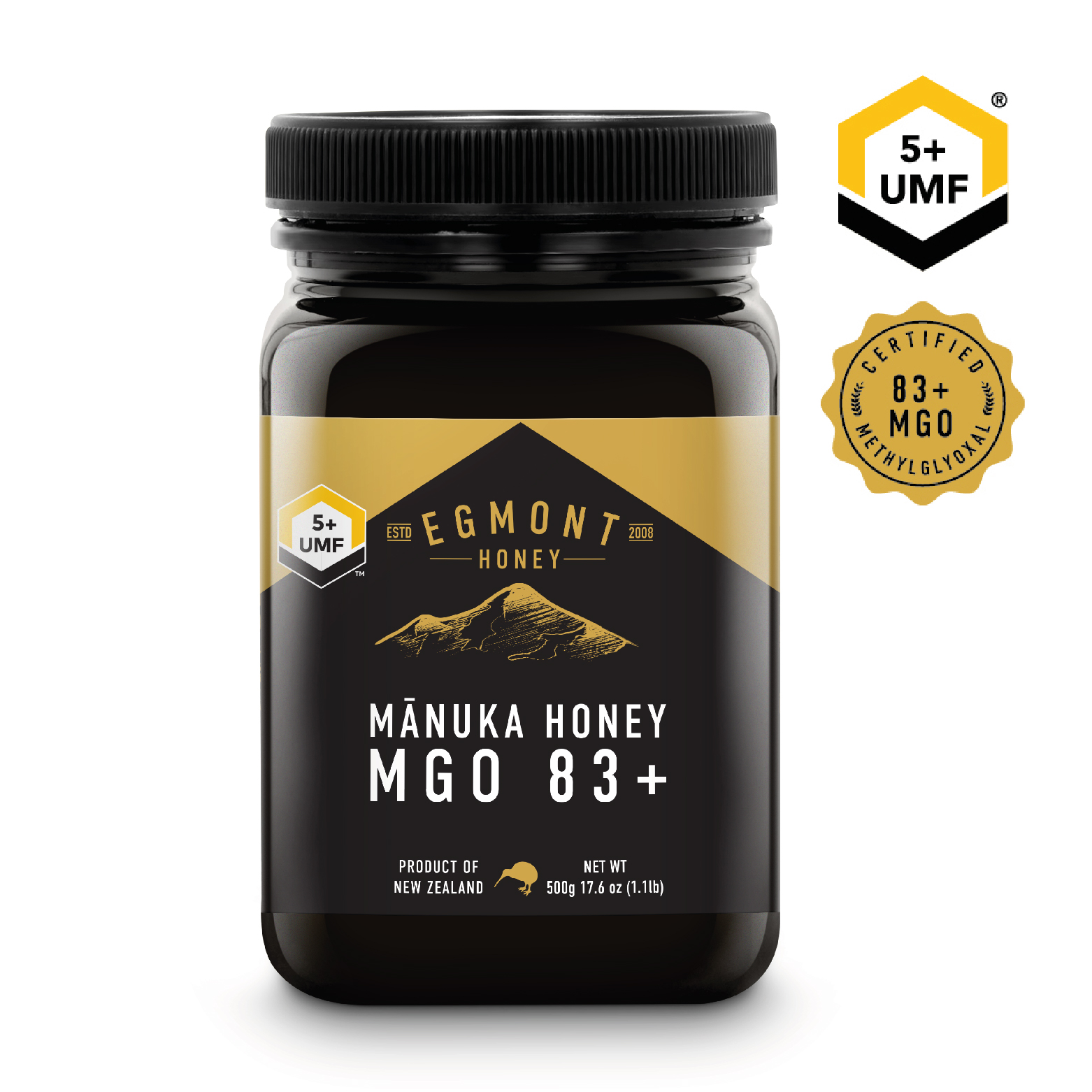 Egmont Manuka Honey UMF 5+ (MGO 83+) 500g