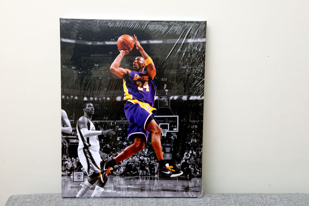 洛杉磯湖人隊 Kobe Bryant 木框油畫 41cm x 51cm