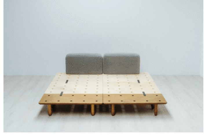 [寢具] 模組式床架