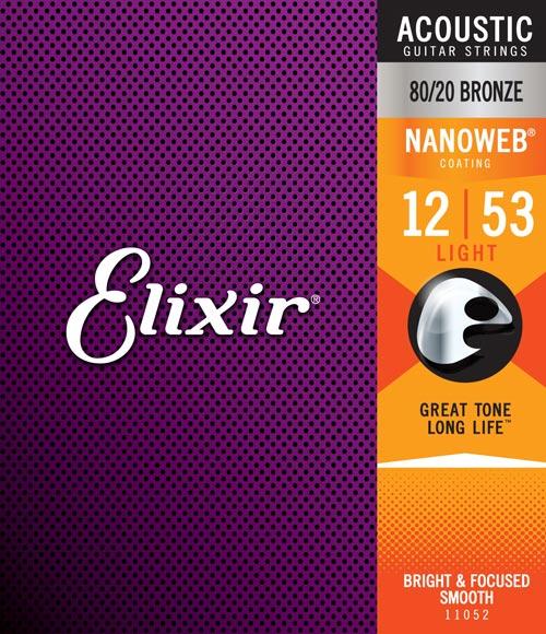 Elixir 木吉他弦 NANOWEB 黃銅 【多規格可選】