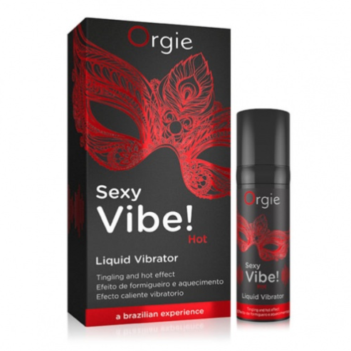 〔葡萄牙原裝進口〕 Orgie Sexy Vibe Hot Liquid Vibrator 提升性高潮/陰蒂興奮跳動式凝膠 (熱感/15ML)
