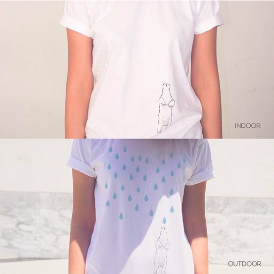 ABEARABLE 雨過天晴變色設計T-SHIRT
