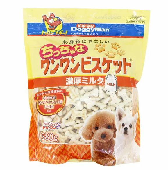 Doggy Man 小麥牛奶消臭骨形餅 580g