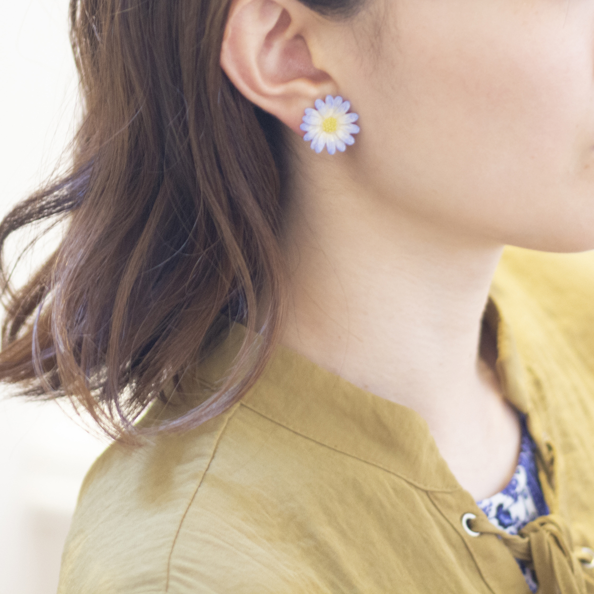 [已停產] 萬壽菊耳環