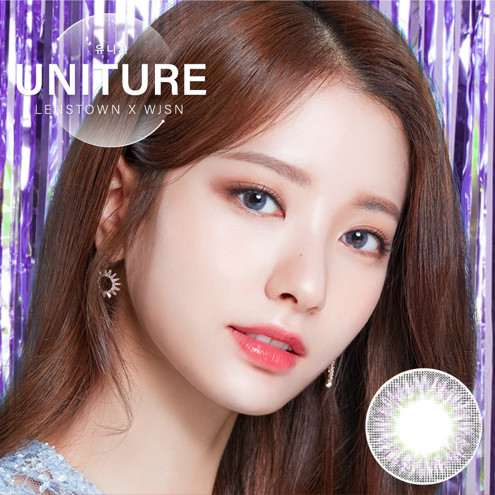 LENS TOWN - Uniture Shine Violet  (月拋)