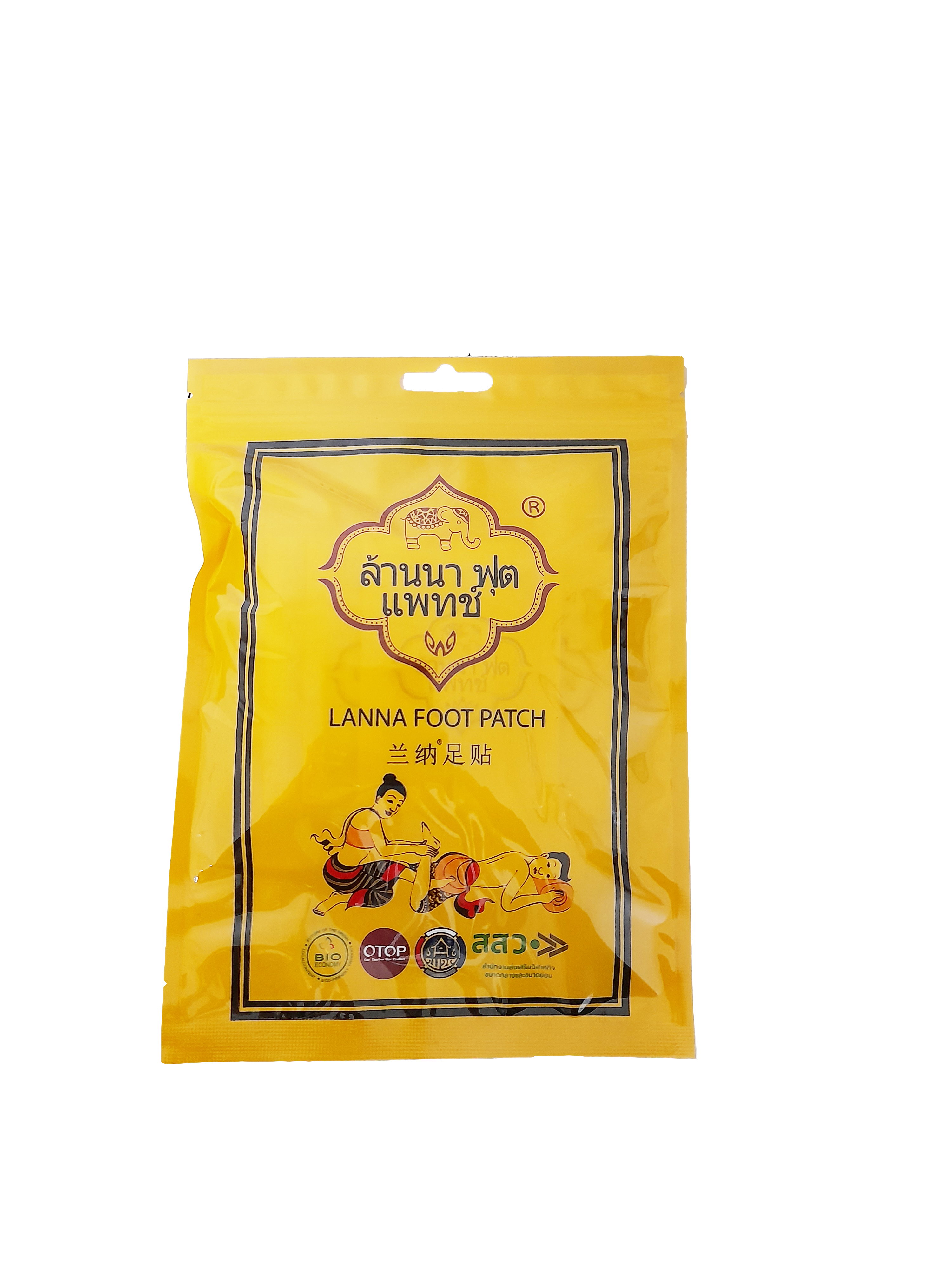 泰國LANNA 蘭納FOOT PATCH蘭納足貼