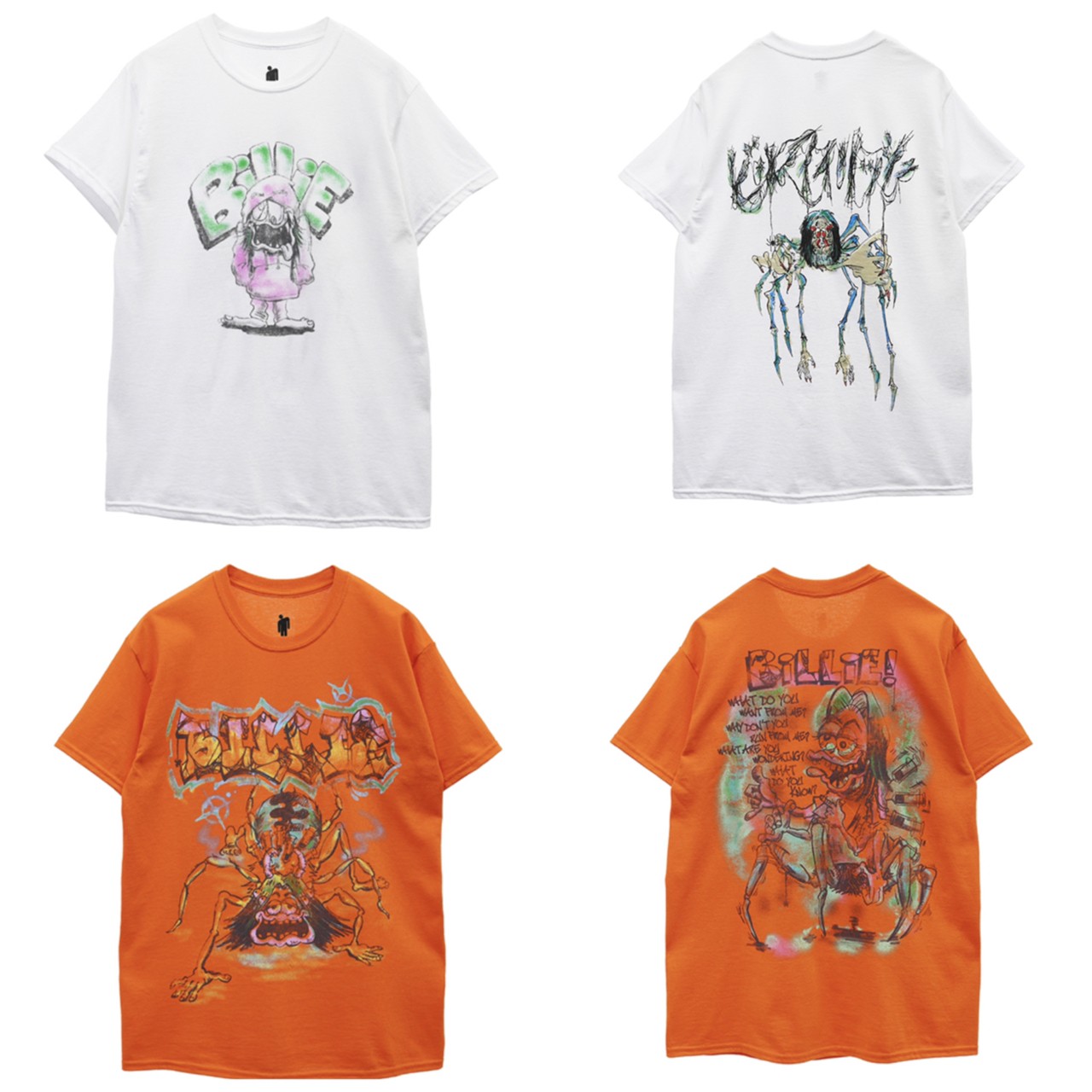 BILLIE EILISH × READYMADE 塗鴉 短袖