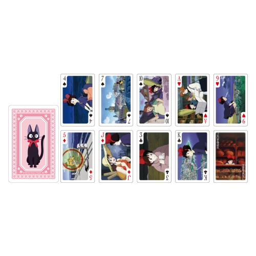 場景滿載撲克牌 魔女宅急便