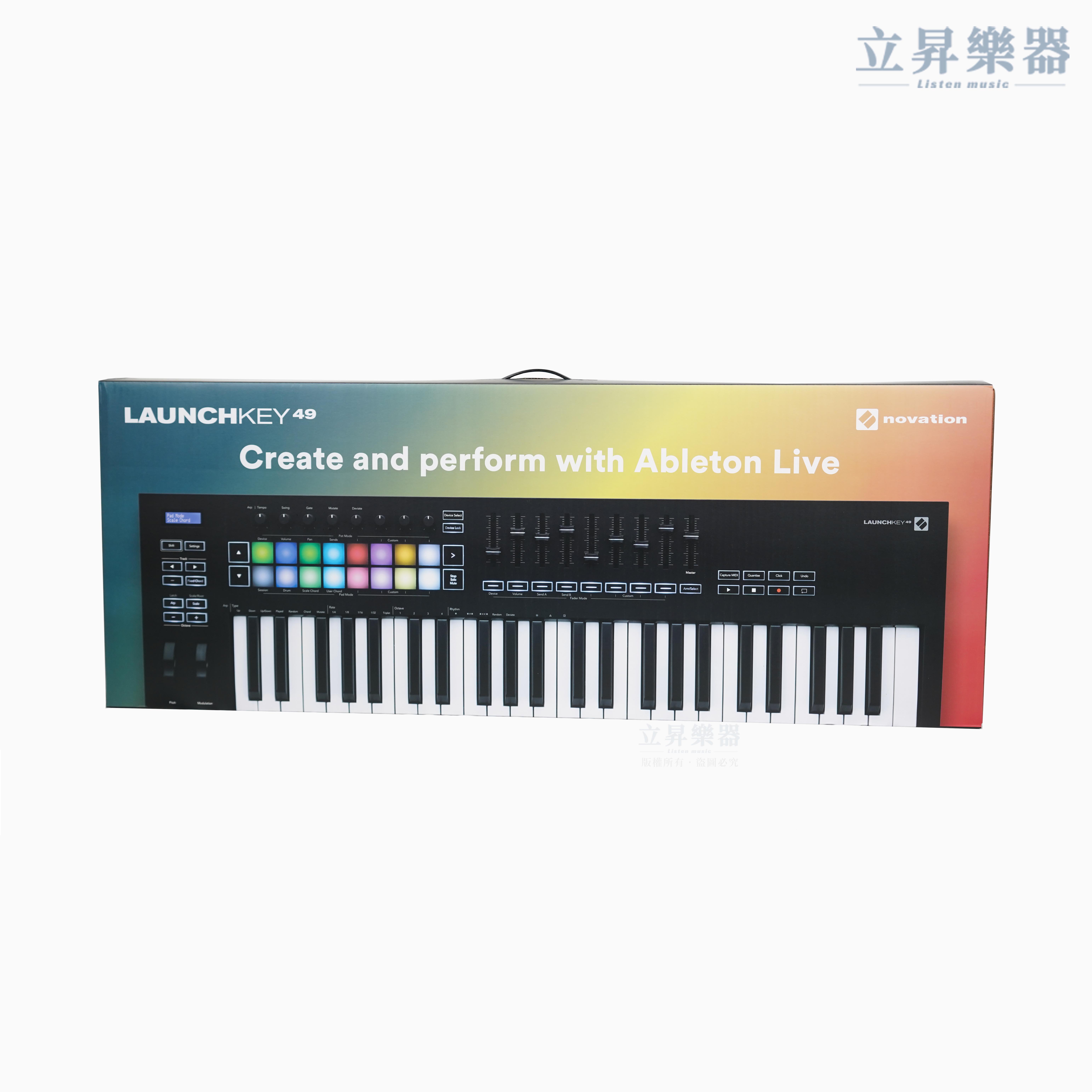立昇樂器連鎖】MK3 三代鍵盤Novation Launchkey MKIII 49 鍵MIDI