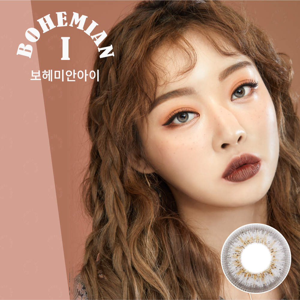 LENS TOWN - Boheniam I Gray (月拋)