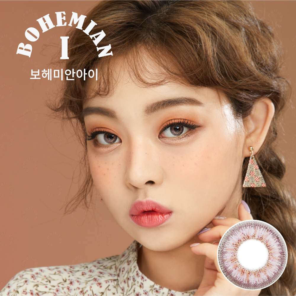 LENS TOWN - Boheniam I Pink (月拋)